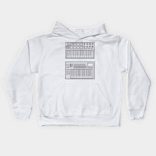 Mini Synthesizer Kids Hoodie